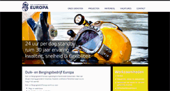 Desktop Screenshot of duikbedrijfeuropa.nl